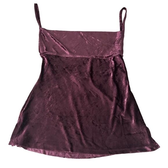 Free People Intimately Fig Jam All Night Velvet Tunic Women's Size XS NWT - Picture 3 of 12